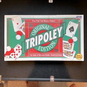 VINTAGE Tripoley Classic Original Cadaco 1997 Cards Poker HeartsRummy Sealed NIB